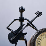 Stick man with Guitar Clock