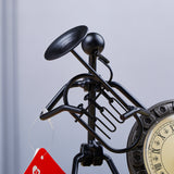 Stick man with Trumphet Clock
