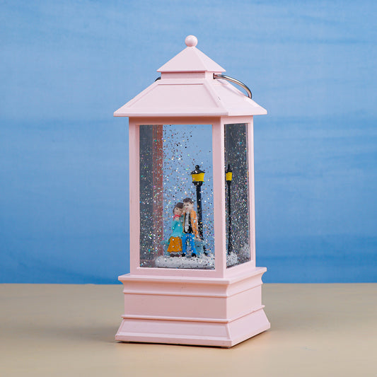 Blissful Love Telephone Booth Showpiece