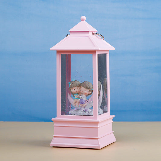 Moon Love Telephone Booth Showpiece