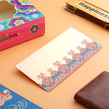 Blue Rakhi Mailer with Wallet and Hanging Hamper