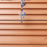 Butterfly Charm Evil Eye Keychain