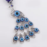 Protective Peacock Evil Eye Keychain