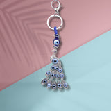 Protective Peacock Evil Eye Keychain