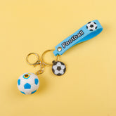 Football Dark Blue Ball Keychain