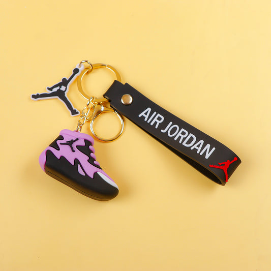 Air Jordan Purple Keychain