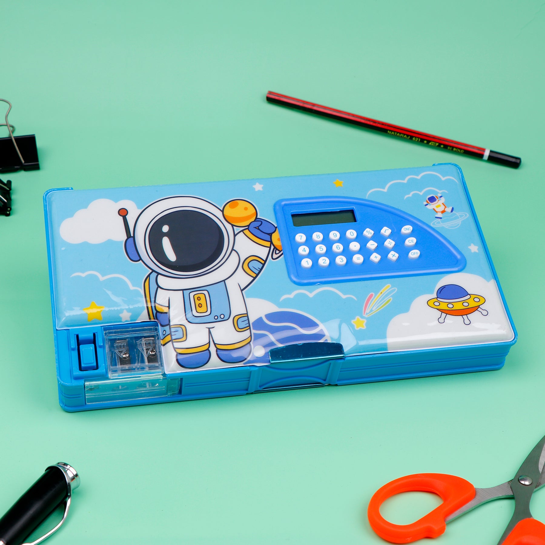 Astronaut Mechanical Pencil Box