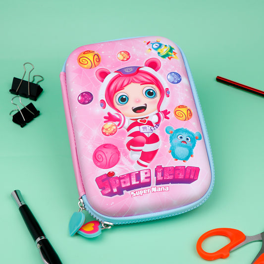 Pink Space Team Pencil Box