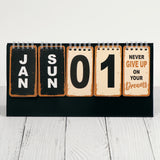 Corporate Desk Top Calendar 2025 with Quotes with envelopes