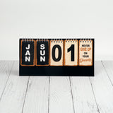 Corporate Desk Top Calendar 2026 with Quotes with envelopes