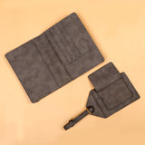 Archies Passport and ID Keeper Gift Set Grey