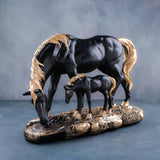 Dark Horse in Wild Showpiece