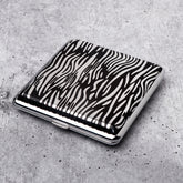 Wild Stripes Cigarette Case White