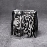 Wild Stripes Cigarette Case White