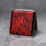 Wild Stripes Cigarette Case Red