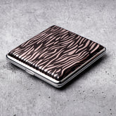 Wild Stripes Cigarette Case Brown
