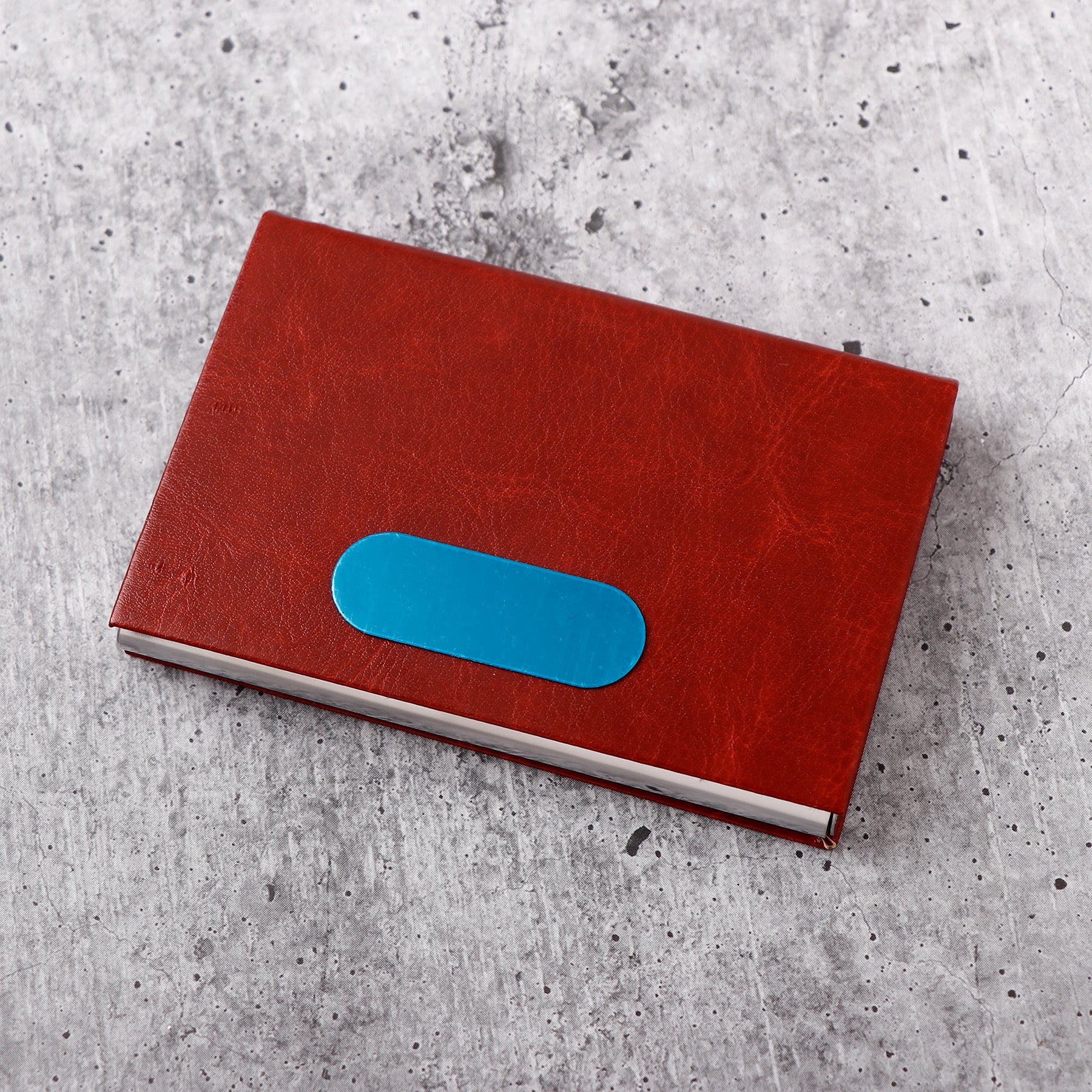 Copper Brown Sleek Card Holder