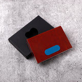 Copper Brown Sleek Card Holder
