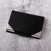 Leather Finish Sleek Card Holder