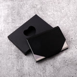 Leather Finish Sleek Card Holder