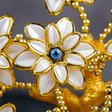 Golden Evil Eye Vase of Flowers