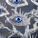 Gaze Of Protection Silver Vase