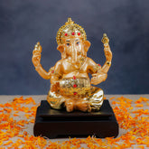 Golden Prosperity Shree Ganesha Idol