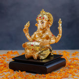 Golden Prosperity Shree Ganesha Idol