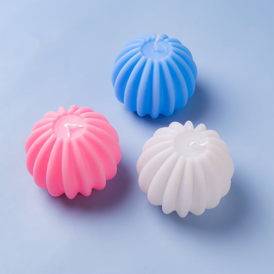 Blooming Sphere Candles Set 3