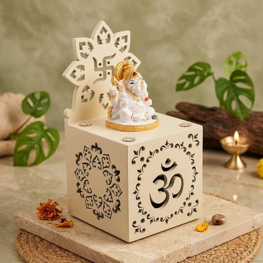 Sacred Om Ganesha LED Idol