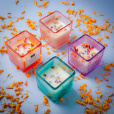 Wax Scented Candle Set of 4