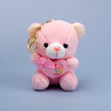 Mini Pink Bear Pulshie Keychain