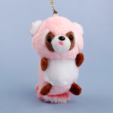 Pink Racoon Pulshie Keychain