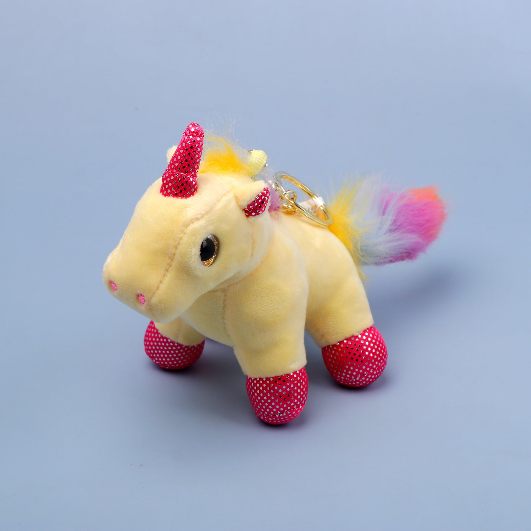 Yellow Unicorn Pulshie Keychain