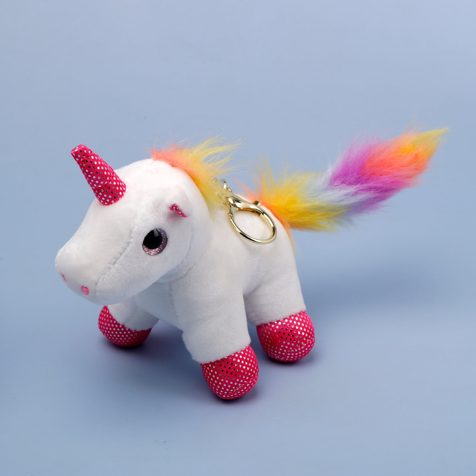White Unicorn Pulshie Keychain
