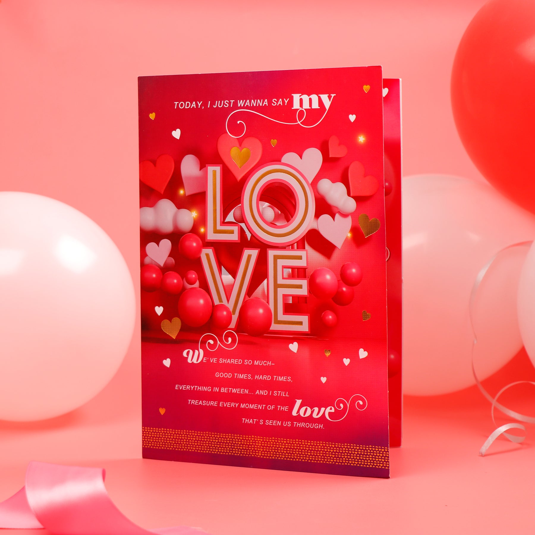 Just Wanna Say My Love Greeting Card