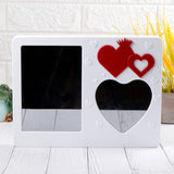 Romantic Little Hearts LED Magic Mirror Photo Frame