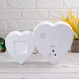 Twin Hearts White LED Magic Mirror Photo Frame