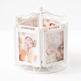 White Gazebo Rotating 6-Photo Frame