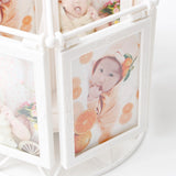 White Gazebo Rotating 6-Photo Frame