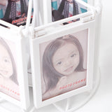 White Gazebo Wind-Up Auto-Rotating