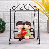 Swing of Romance Couple Showpiece