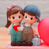 Heart of Love Couple Showpiece