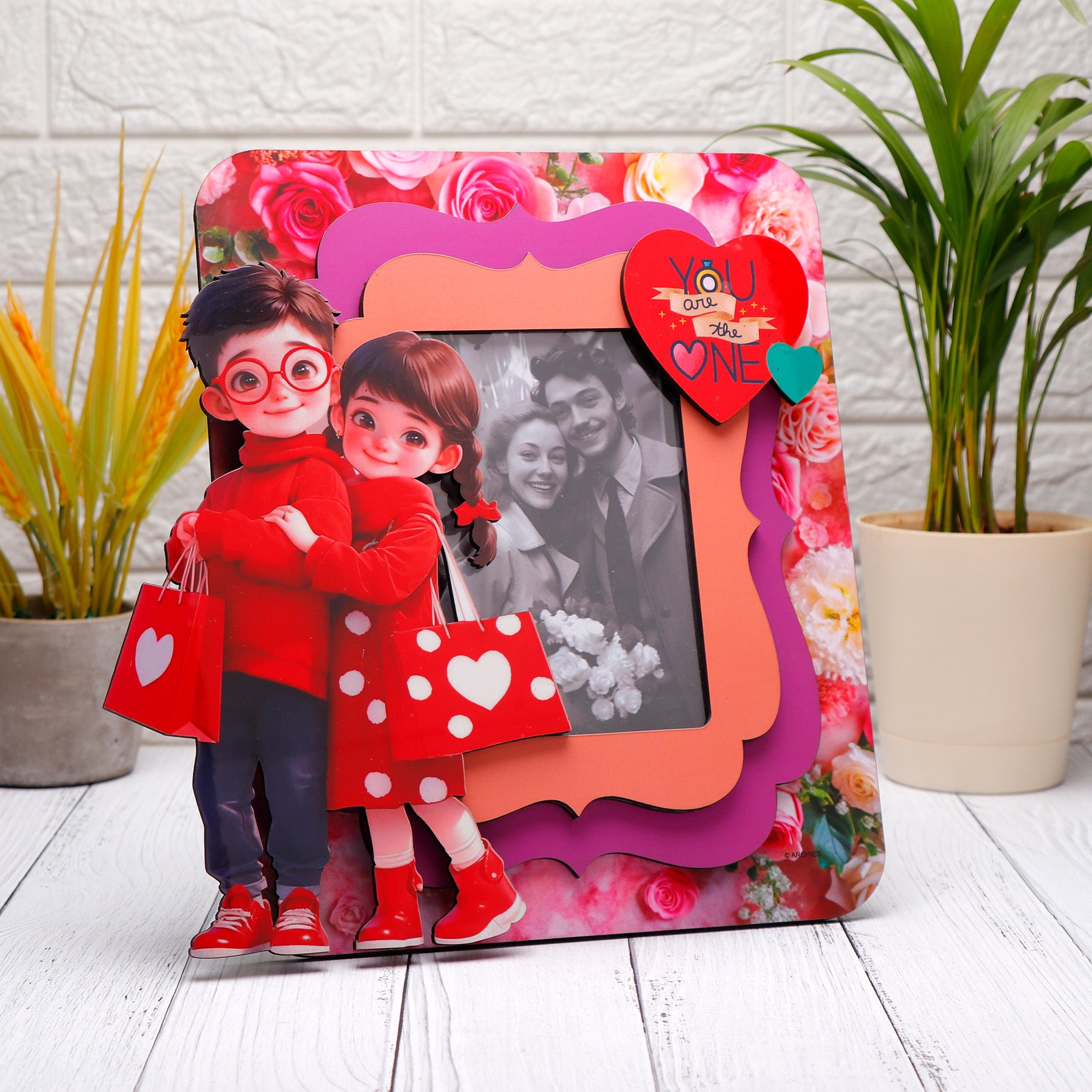 You are the One Quoted Romantic Photo Frame