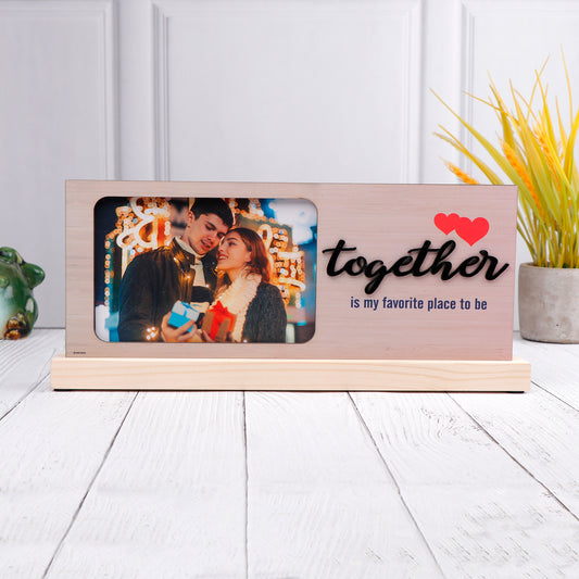 Together Quoted Romantic Photo Frame