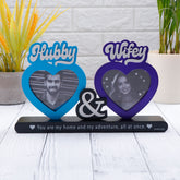 Husband & Wifey Quoted Romantic Photo Frame