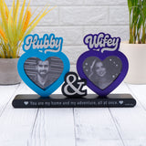 Husband & Wifey Quoted Romantic Photo Frame