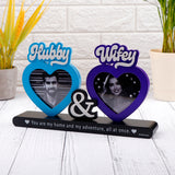 Husband and Wifey Quoted Romantic Photo Frame