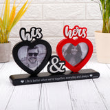 His and Hers Quoted Romantic Photo Frame