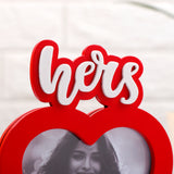 His and Hers Quoted Romantic Photo Frame